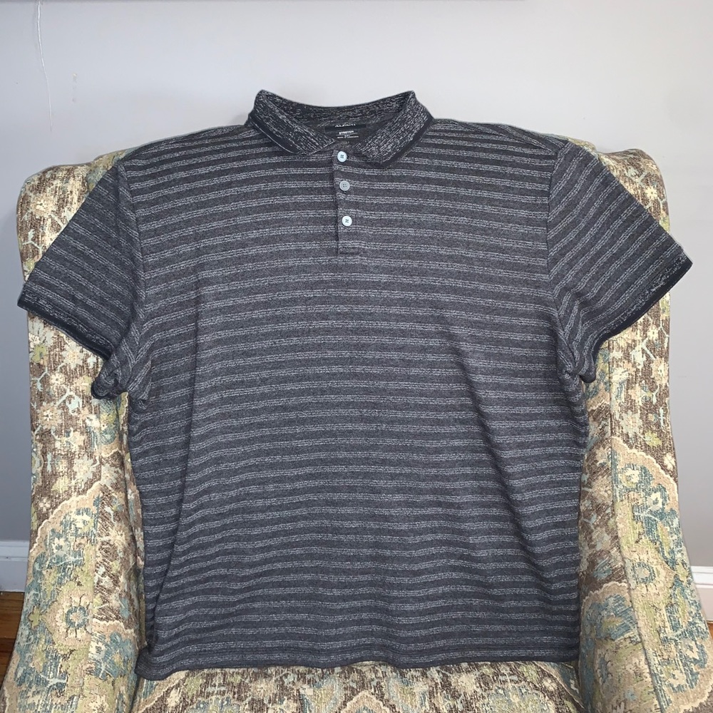 Alfani Short Sleeve Button Down Shirt